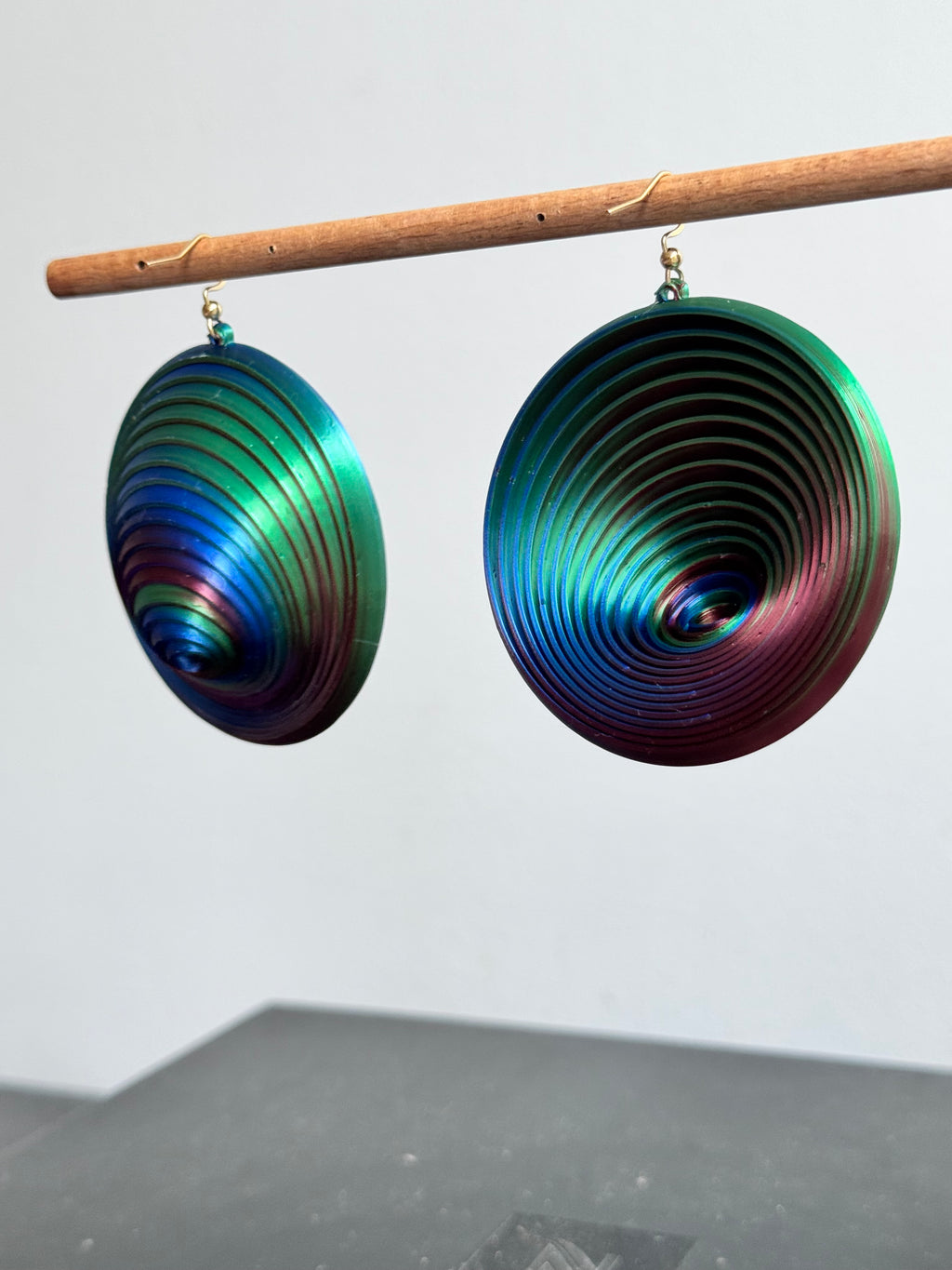 "Telescope" Earrings – Kinetic Mobile Art | Miette