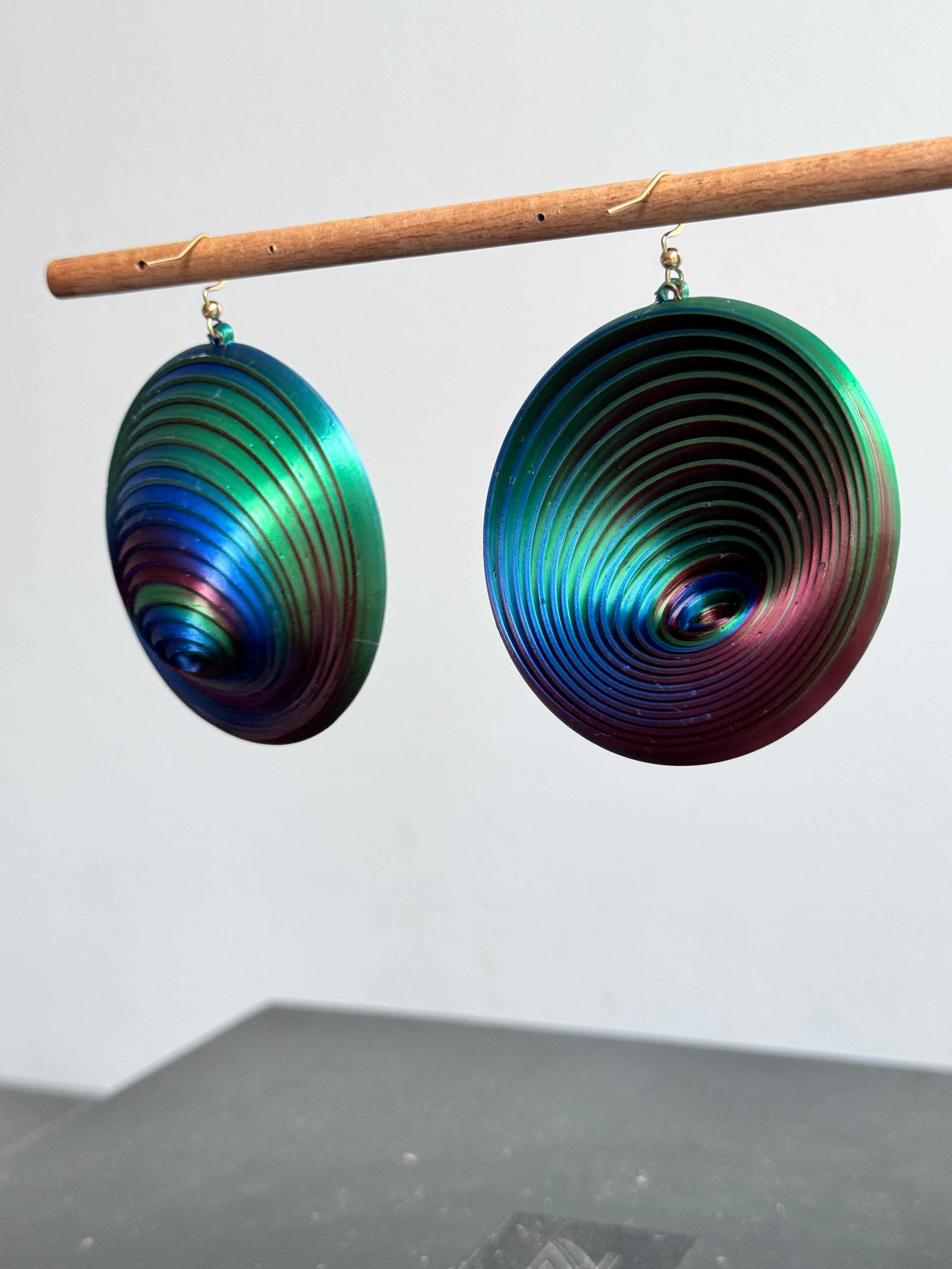 "Telescope" Earrings – Kinetic Mobile Art | Miette