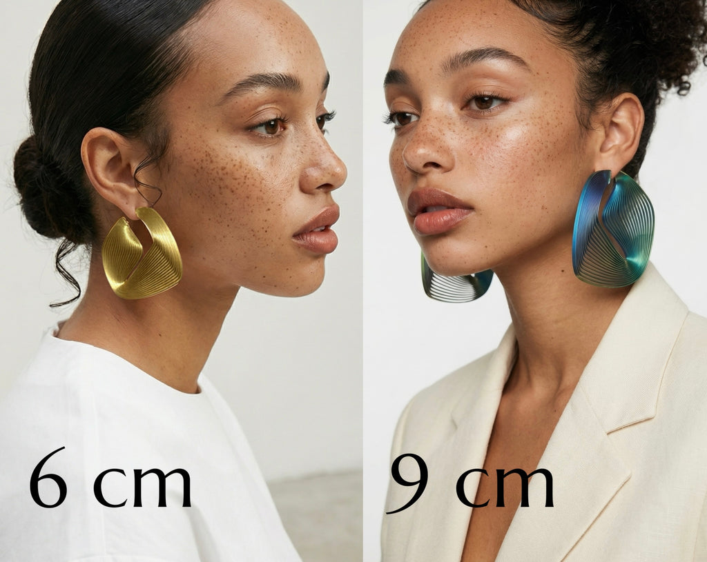 "Circonstances" Hoop Earrings