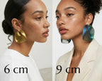 "Circonstances" Hoop Earrings