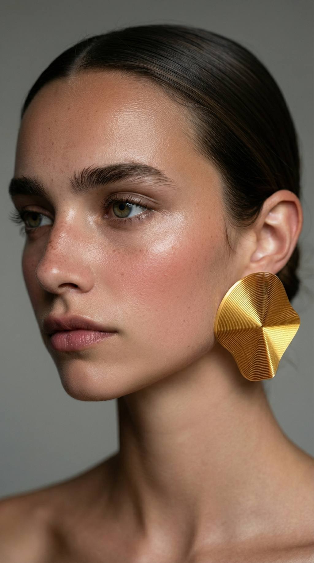 "Topographie" - handmade PLA bioplastic earrings - Miette jewelry