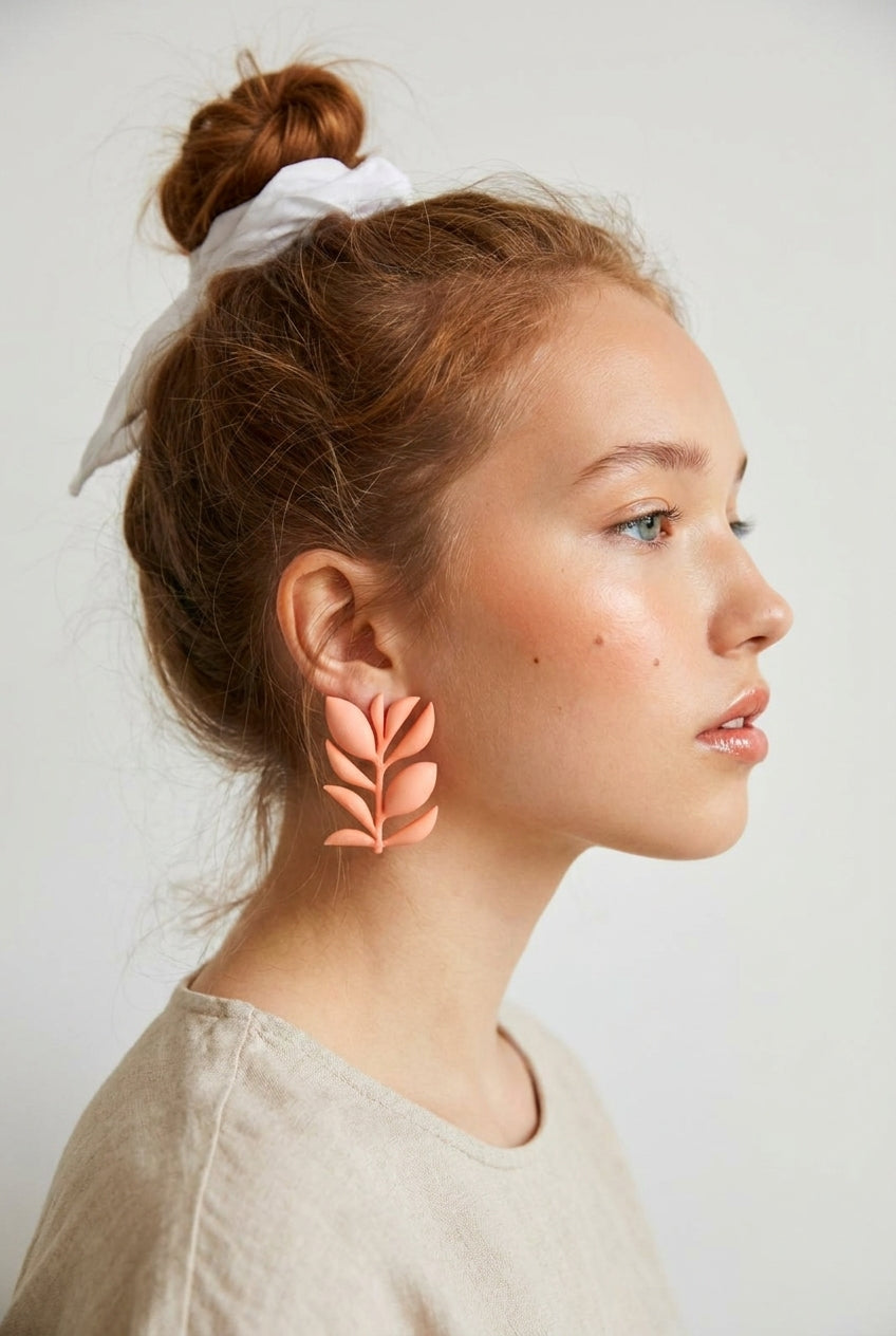 Matisse series earrings "Ficus"
