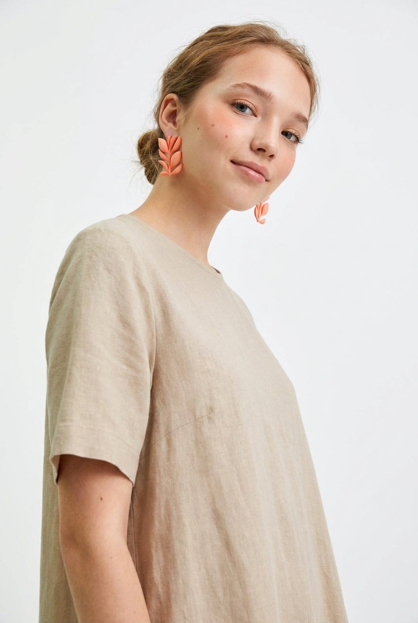 Matisse series earrings "Ficus"