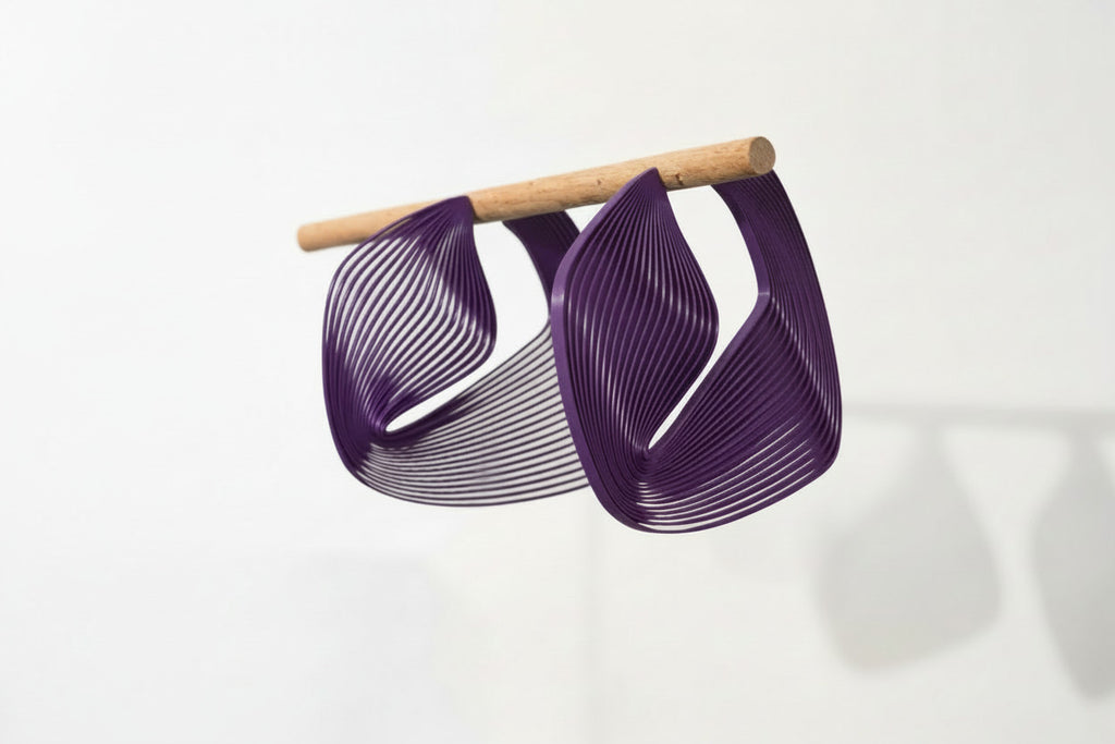 "Circonstances" Hoop Earrings