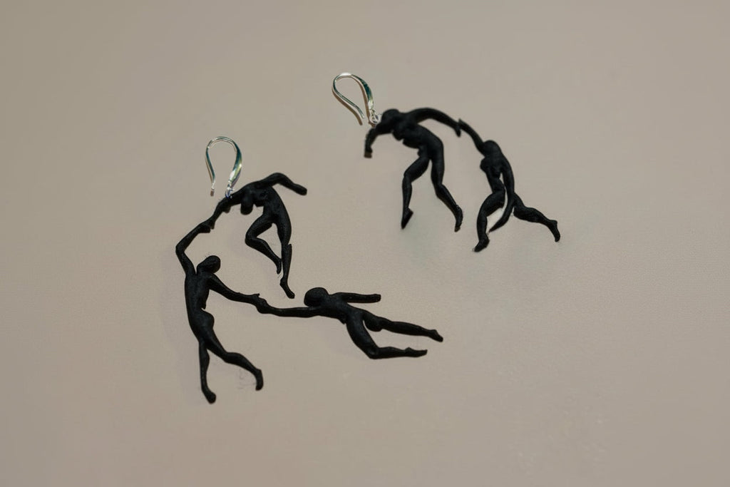 Matisse series earrings "The Dance"
