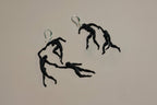 Matisse series earrings "The Dance"