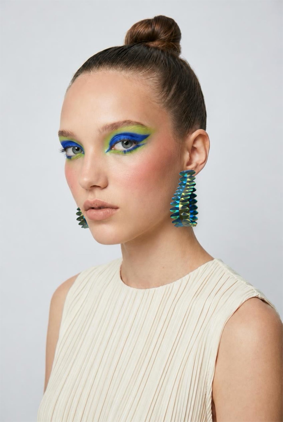 "Galaxies" Creole Hoop Earrings