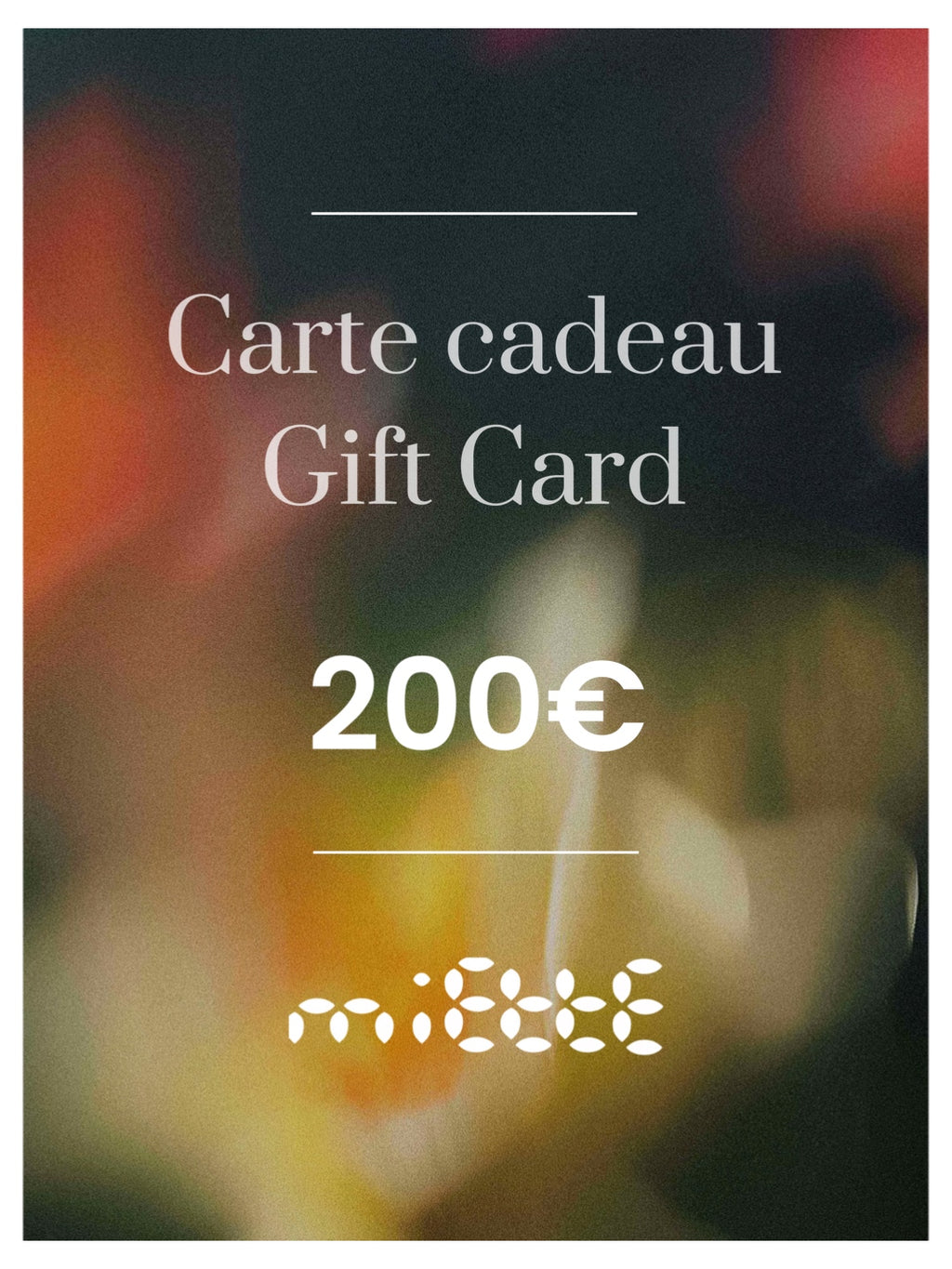 Carte cadeau Miette
