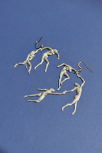 Boucles d’oreilles La Danse Matisse par Miette en bioplastique 