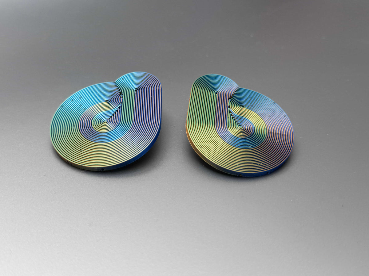 « Symbiose» – Boucles d'oreilles Graphiques