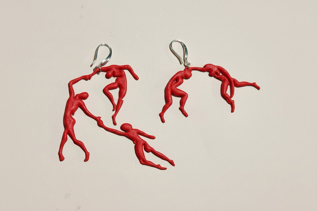 French design Matisse earrings by miette 