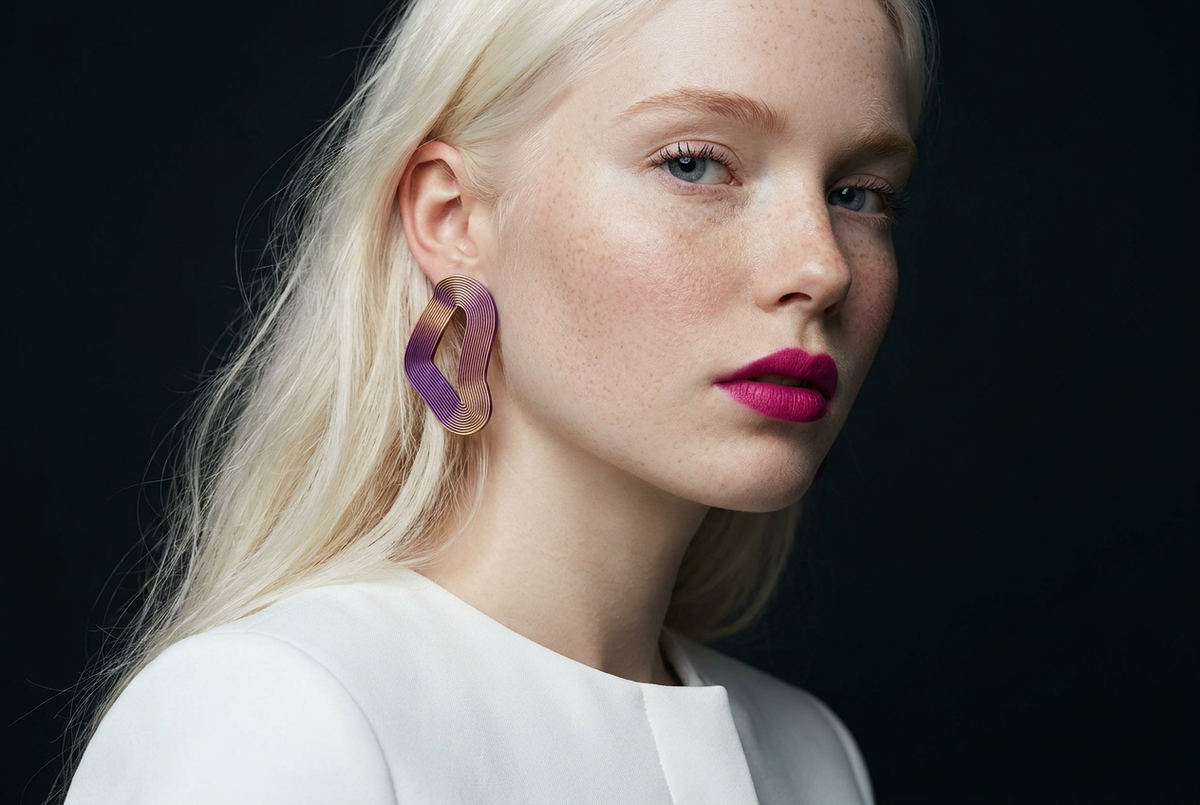 "Linear" Earrings Bauhaus Inspiration
