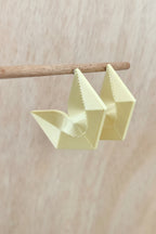 Light weight earrings by Miette geometrical shape hoop earrings