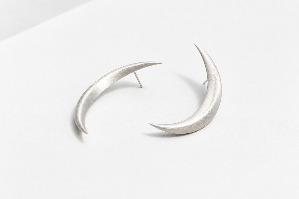 Boucles d’oreilles « La Lune »