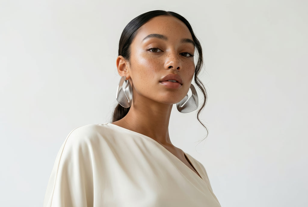 "Circonstances" Hoop Earrings
