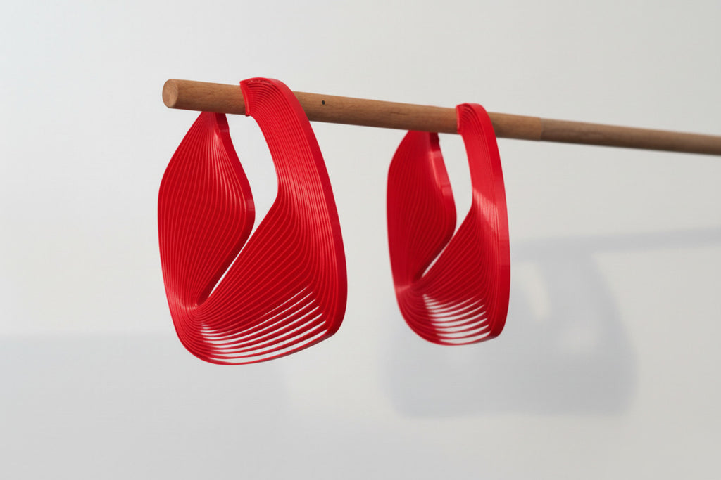 "Circonstances" Hoop Earrings