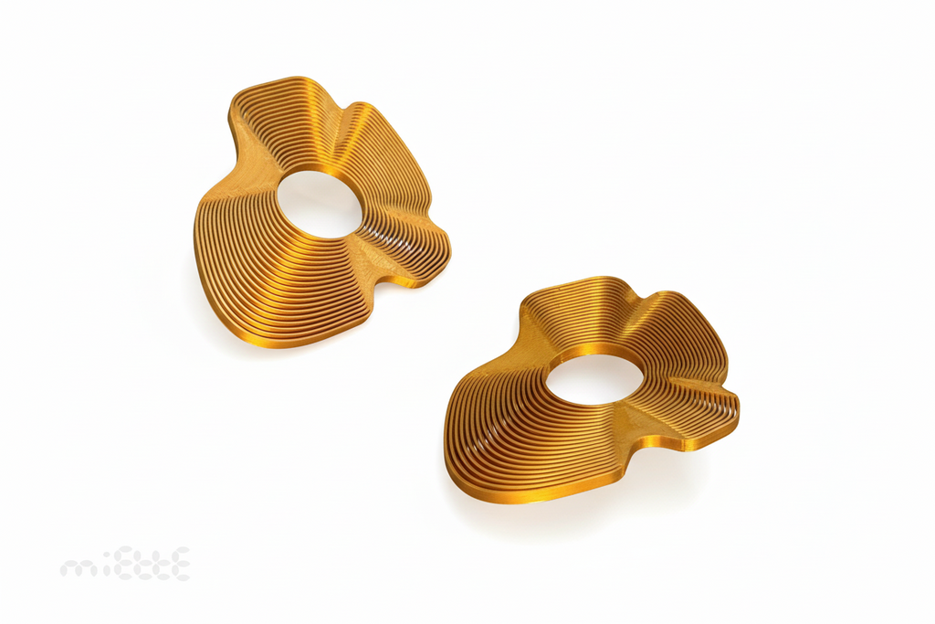 "Le Vent" - handmade PLA bioplastic earrings - Miette jewelry