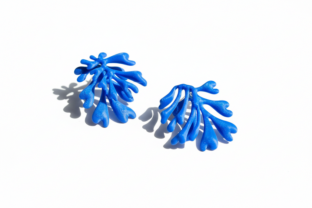 Boucles d'oreilles série Matisse  "Les Minis Matisse" miette - handmade PLA bioplastic earrings - Miette jewelry