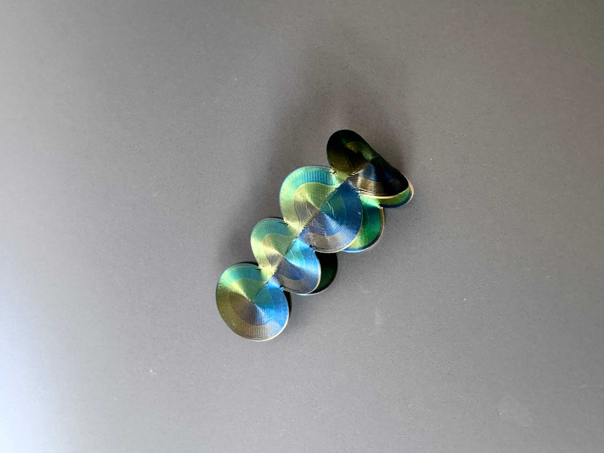original  miette iridescnet blue green gold