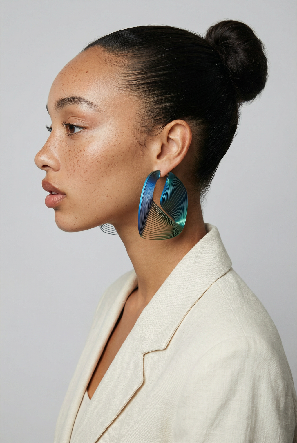 "Circonstances" Hoop Earrings