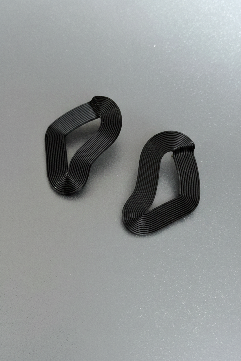 "Linear" Earrings Bauhaus Inspiration